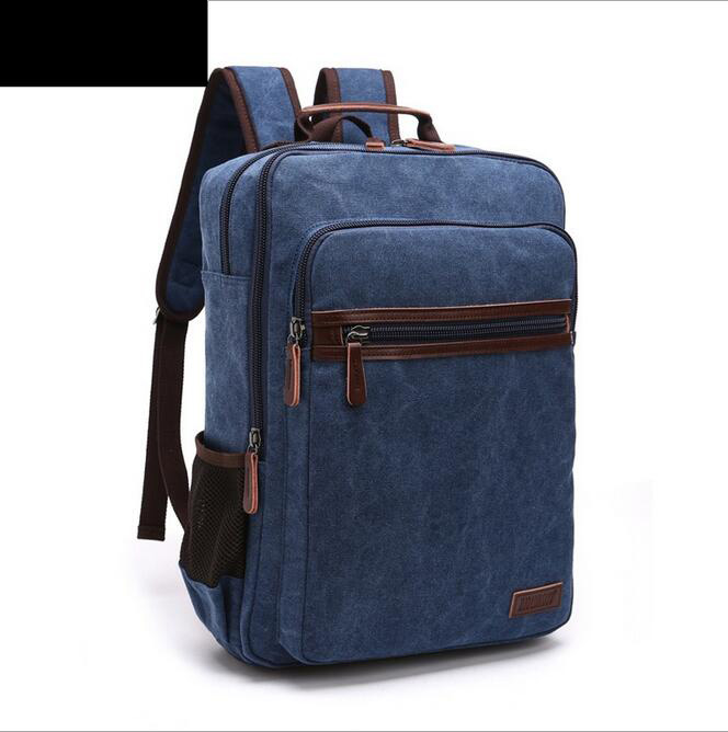 070717 men double shoulder bag backpack computer bag