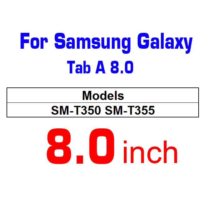 Gehard Glas Voor Samsung Galaxy Tab Een J 7 8 Inch SM-T550 T555 T280 T285 Screen Protector Voor Tab 4 3 8.0 7.0 SM-T230 T235 T310: Tab A 8.0 T350 T355