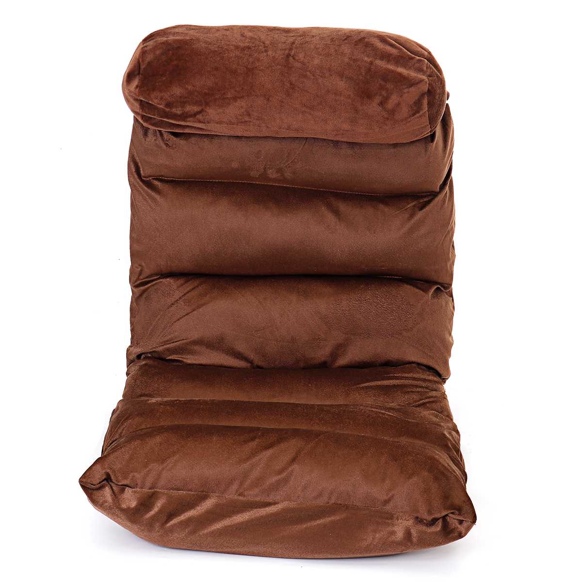 Chaise de sol japonaise pliable et réglable, canapé paresseux de jeu, chaise longue rembourrée, inclinable et souple avec Support de dossier: COFFEE