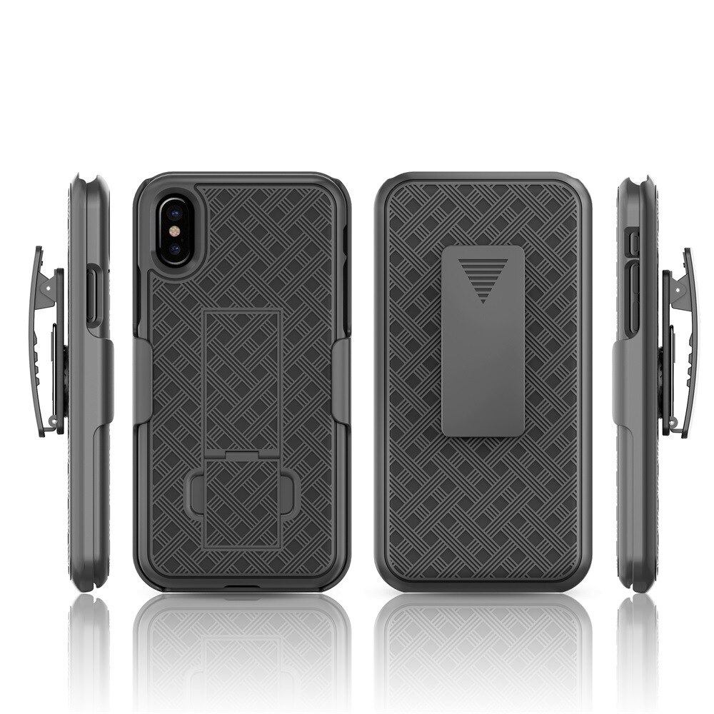 2in1 custodia per armatura scorrevole Clip per cintura girevole custodia per fondina supporto per telefono posteriore per iPhone X XR XS MAX 7 8 Plus 12 Mini 11 Pro Max