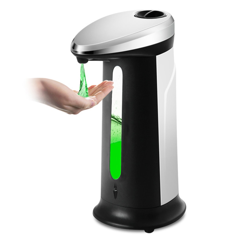 400ml Automatic Liquid Soap Dispenser Touchless Smart Sensor Hand Washing Sanitizer Container for Kitchen Bathroom Dispenser