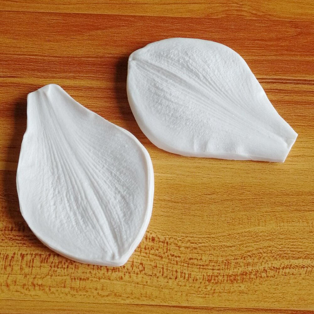 Molde de silicona grande de pétalos de flor de lirio, Fondant de Chocolate, pasta de goma de azúcar, arcilla de resina para decoración de pasteles, DIY, M2123