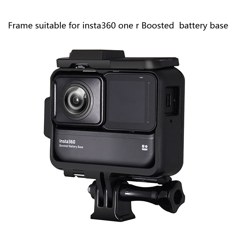 Waterproof case/protective mirror/frame suitable for insta360 one r Boosted battery base Edition Insta 360 Camera Accessories: frame