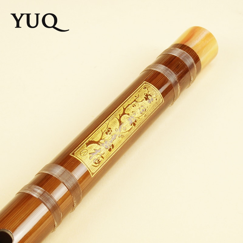 Yuque traditionel bambusfløjte træblæser dizi musikinstrumenter cdefg nøgle kinesisk dizi transversal flauta xiao