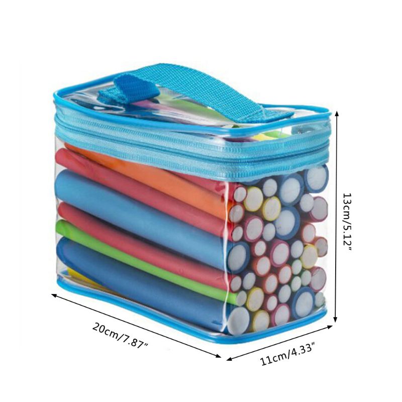 Lot de 42 bigoudis flexibles en mousse réutilisables et non chauffants, outil de coiffure sûr et 7