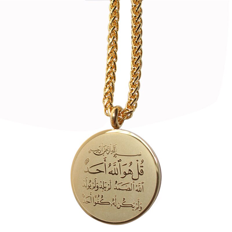 Moslim Al-IKHlAS rvs hanger Ketting islam moslim sieraden