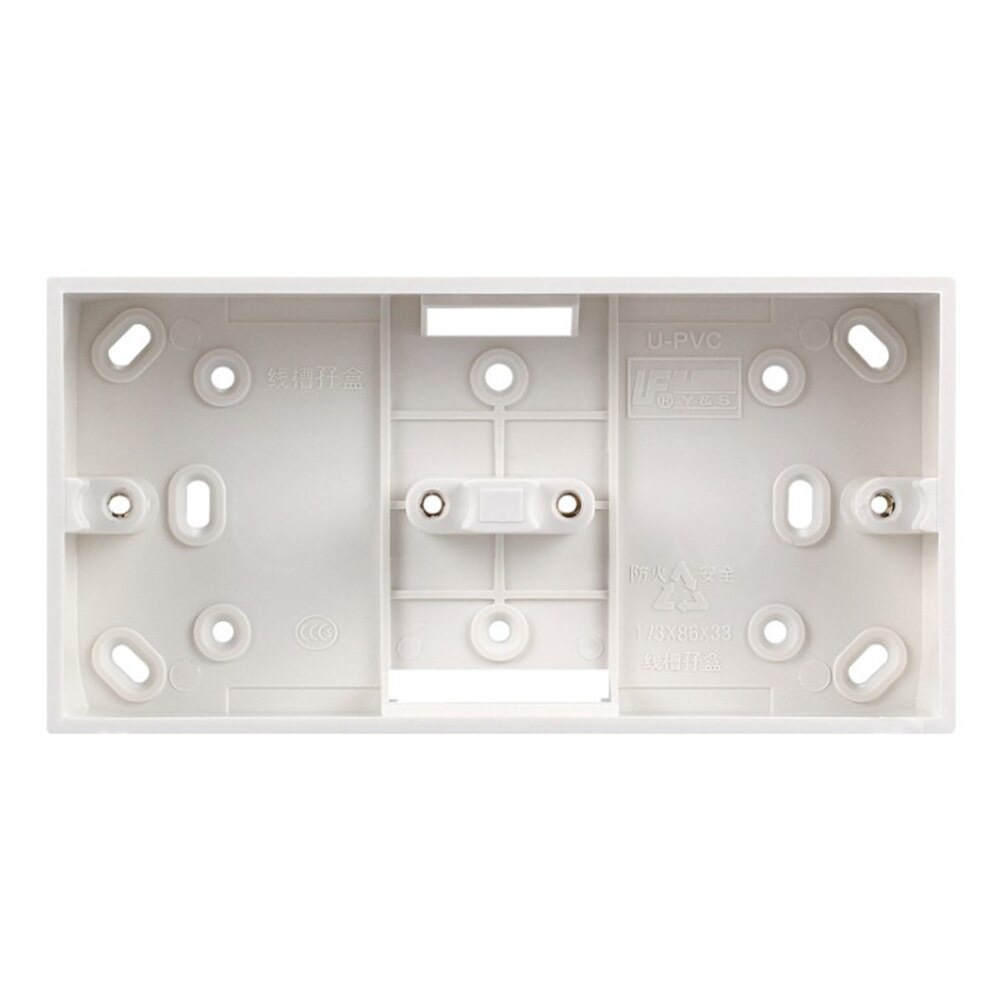 86 Type External Mounting Box for 86mm*86mm Standard Switches and Sockets Apply For Any Position of Wall Surface