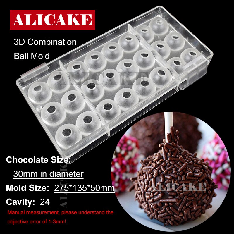 3D Polycarbonaat Chocolade Mallen Gereedschap Lade Vorm Mal Voor Chocolade Bar Cakevorm Zoetwaren Bakken Gebak Bakkerij Gereedschap: 2168AB