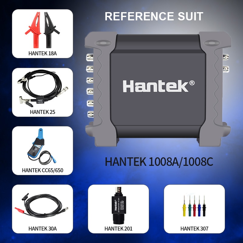 Hantek Attenuator 1008C Oscilloscope Signal passive Attenuator HT201 20:1 Passive Attenuator 300V Max For Pico