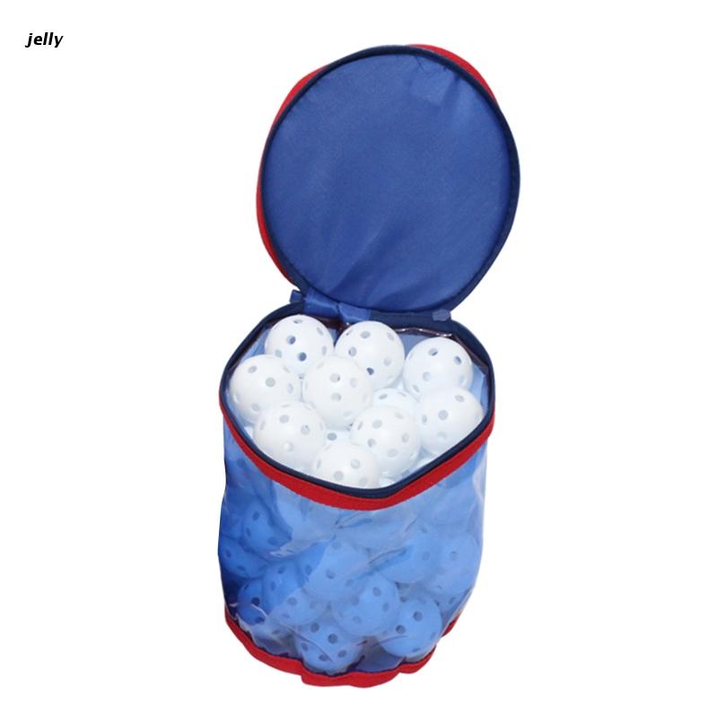 448C PU Golf Balls Bag Large Zipper Closure Golf Pouch Storage Bag Container Golf Bag: 50