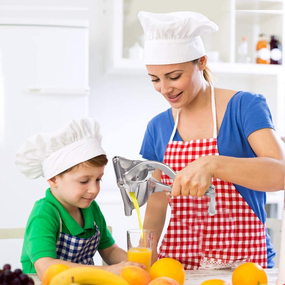 Espremedor de suco manual da liga de alumínio mão pressão espremedor romã laranja limão açúcar cana suco cozinha ferramenta frutas