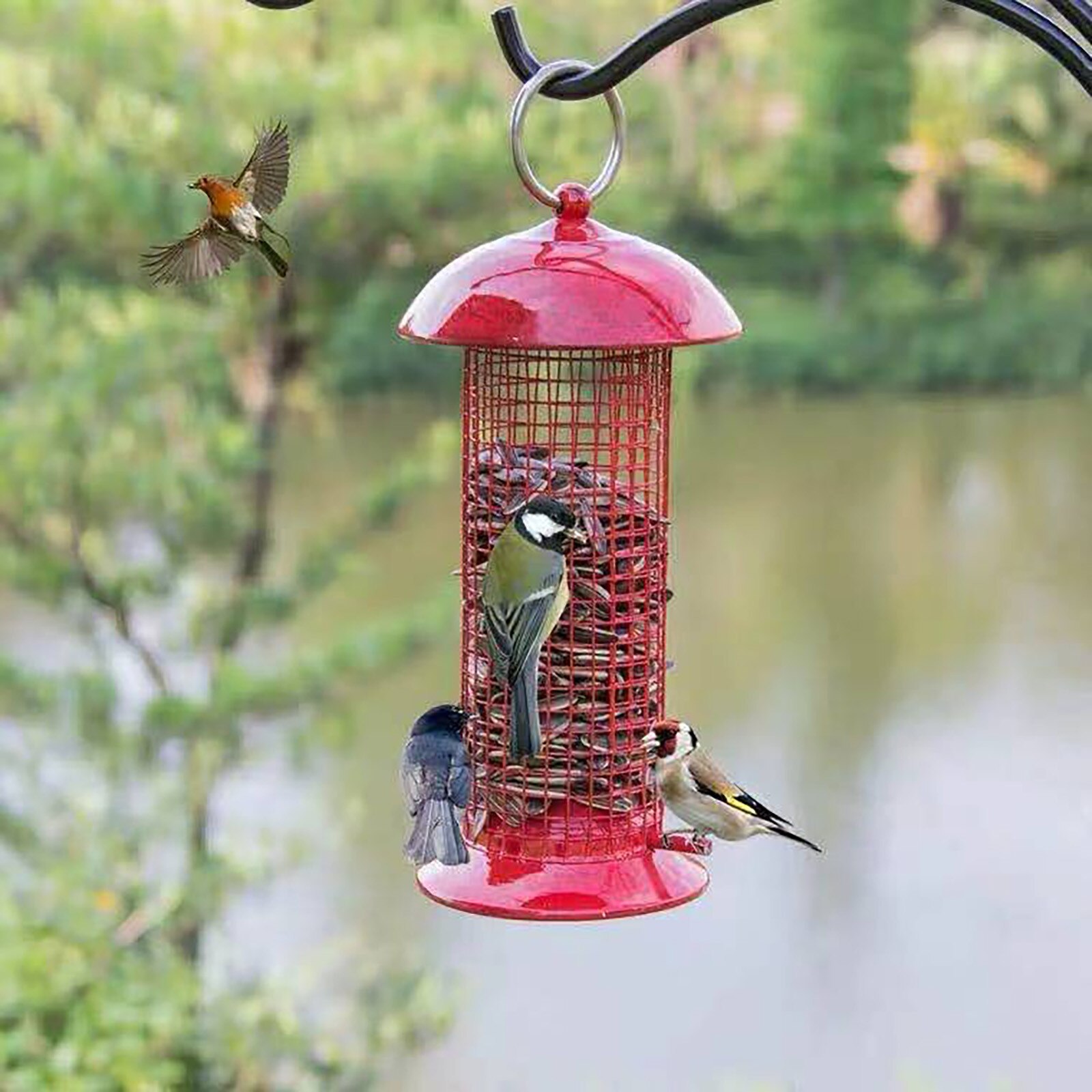 Kolibri-voederhuisje om buiten op te hangen, kolibrie-voederhuisje met