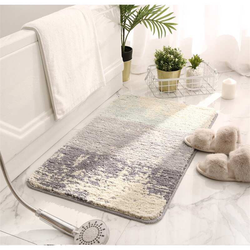 offre spéciale flocage maison porte tapis antidérapant ménage salle de bain salle de bain confortable bain Paddoor absorbant tapis porte tapis: 3 / 40x60cm