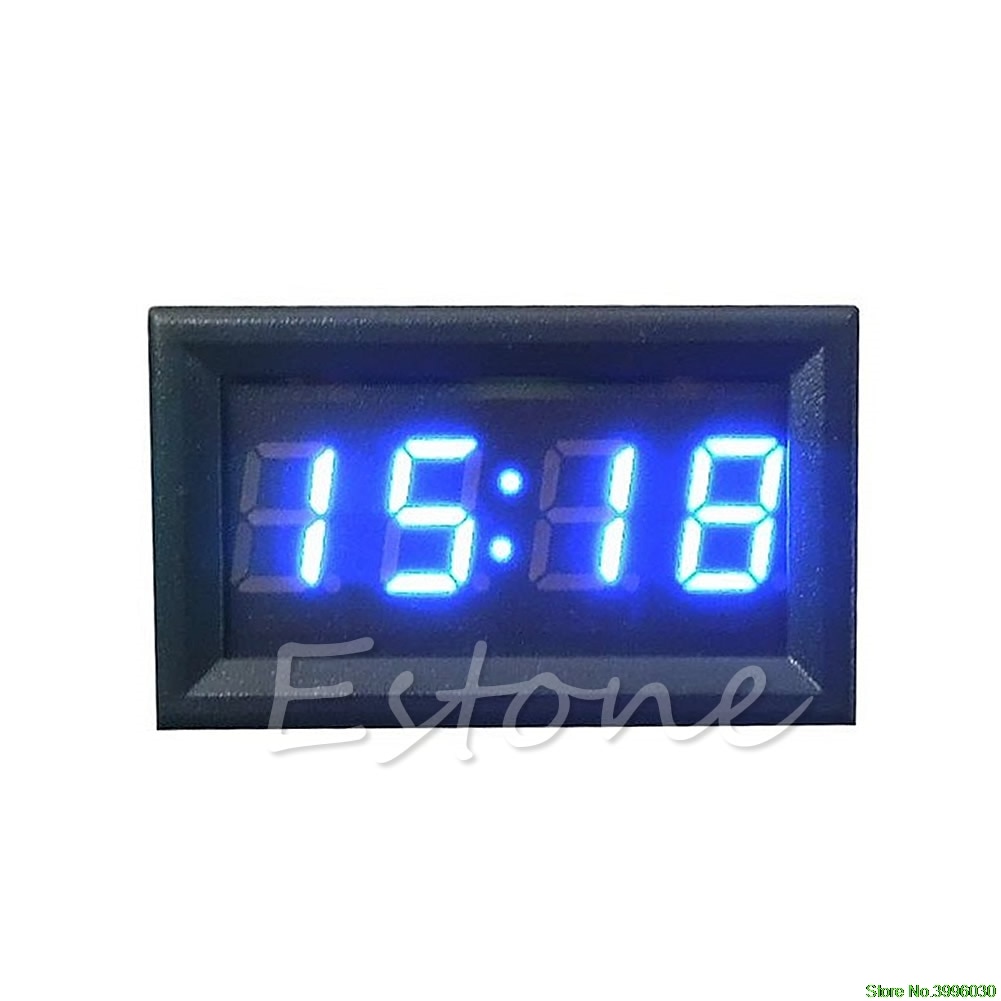 Meilleure affichage LED horloge numérique 12 V/24 V tableau de bord voiture moto accessoire
