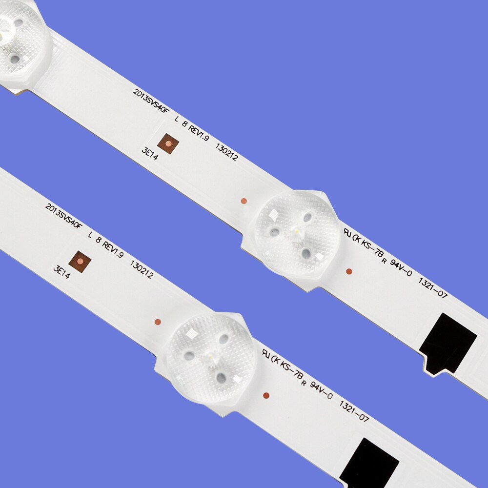 14 pces x led backlight strip para samsung 40 "tv D2GE-400SCA-R3 D2GE-400SCB-R3 ua40f5500 2013svs40f ue40f6400/6300 ue40f5000/5700