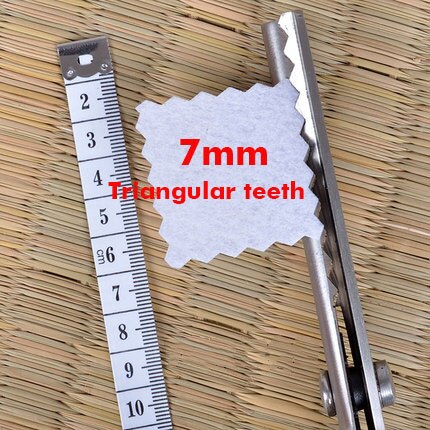 Sewing Cut 23.5cm Zig Zag Dressmaking Tailor Leather Handicraft Fabric Shear Pinking Scissor Textile DENIM DIY Upholstery Tool s: 7mm Triangular
