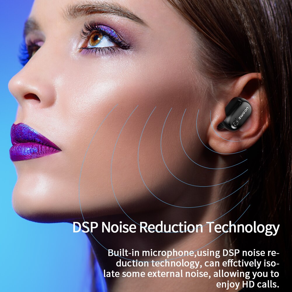 UCOMX U6H Pro Bluetooth Oortelefoon 5.0 Echte Draadloze Stereo Oordopjes met 2000mAh Opladen Case Oortelefoon voor iPhone Samsuung Xiaomi