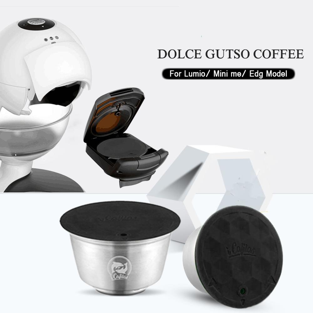 Roestvrij Metalen Rusable Dolce Gusto Fit Voor Nescafe Met Filter Uesed 200 Tijd Koffie Grond Sabotage Koffie Lepel Clip