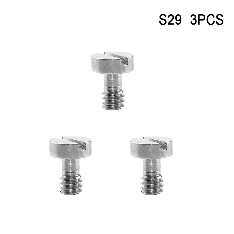 Tornillo de cámara de 1/4 pulgadas, placa de liberación rápida 3/8, tornillo de cabeza redonda, soporte de cabeza esférica para trípode, accesorios de fotografía para cámara SLR: Gris oscuro