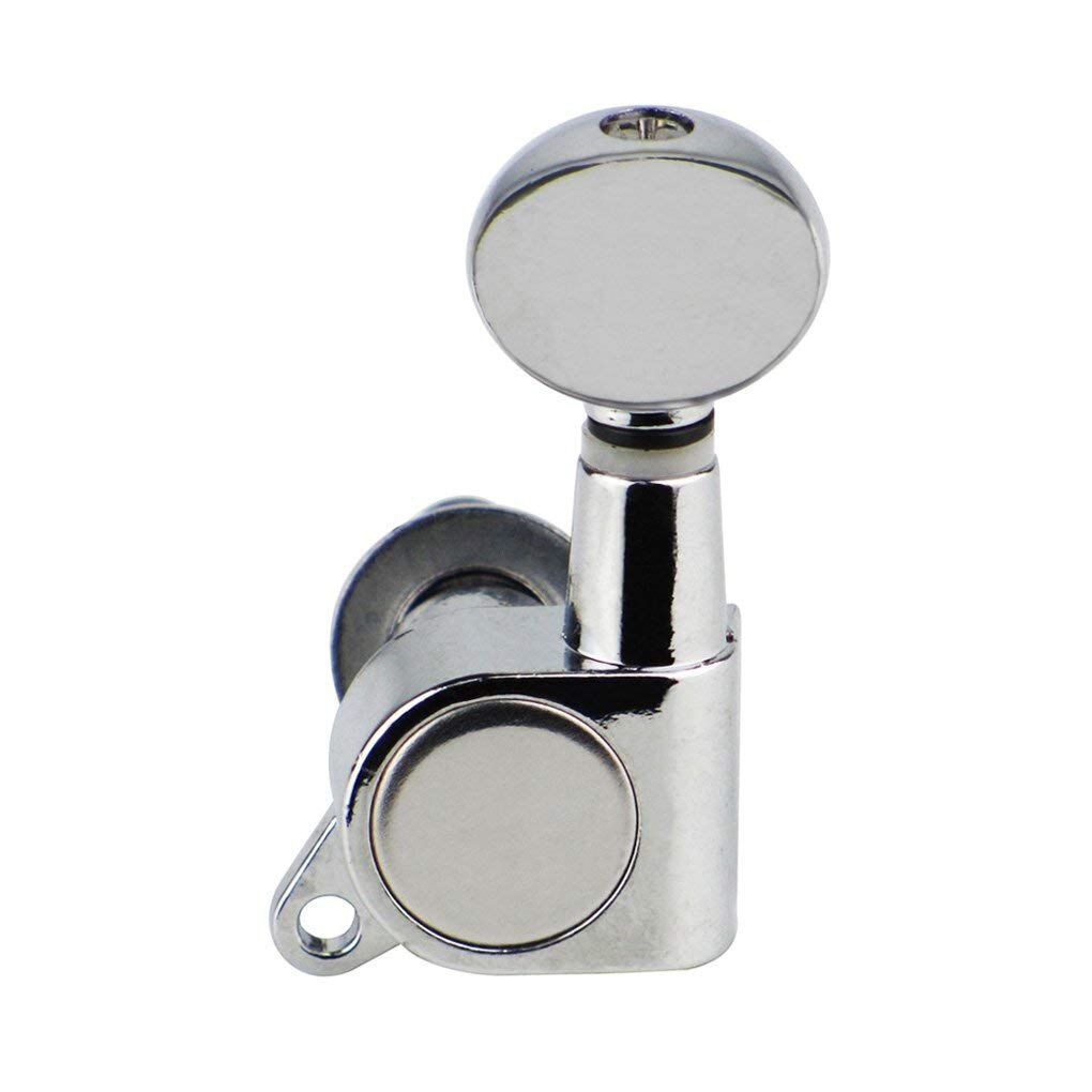 Fleur Tuning Pegs / Strings for Stratocaster / Tele / Acoustic Guitar 6L Silver