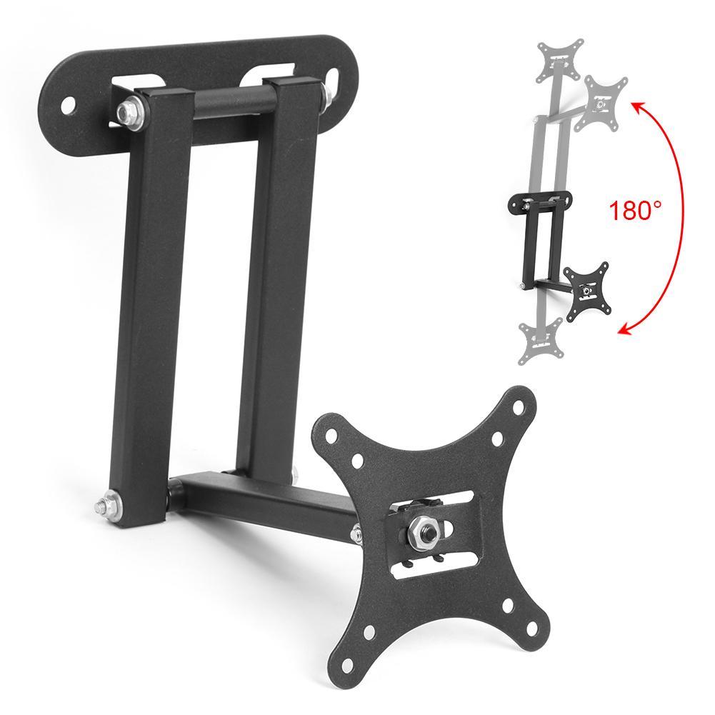 Universal Retractable TV Rack Wall Mount Bracket 17 to 32 inch LCD Monitor Left and Right Retractable Adjustment Angle