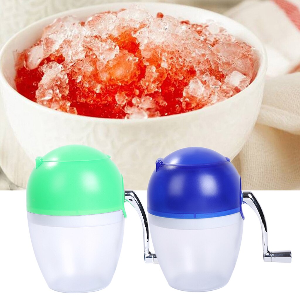 Manual Sand Ice Grinder Machine Chipper Blender Shave Fine Ice in minutes