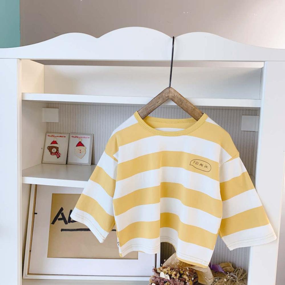 Herfst Kinderkleding Producten Meisjes Koreaanse Herfst T-shirt Dieptepunt Shirt