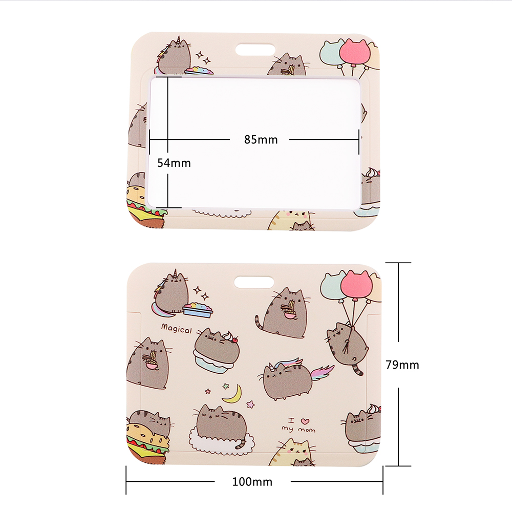 Cordón de animales Kawaii para llaves, USB, tarjeta de identificación de gimnasio, soporte para insignia, llavero, Collar, cordones de cuerda colgantes DIY, correas para teléfono móvil: Amarillo / dorado