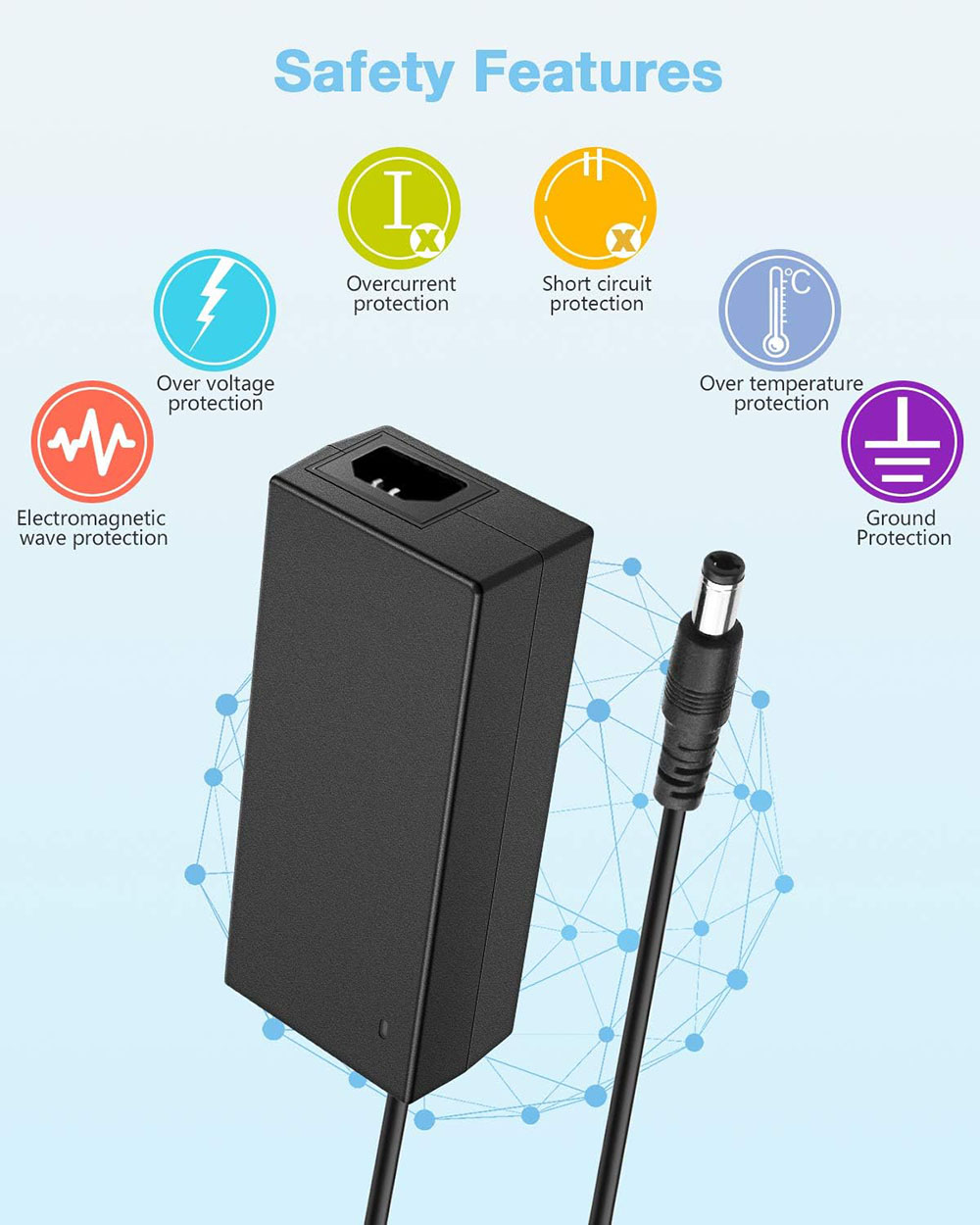 5V Power Supply 5 Volt 15A 75W Adapter 100V~240V AC to DC Converter 5 Vdc 15 Amp Power Transformer for LED Pixel Strip Light