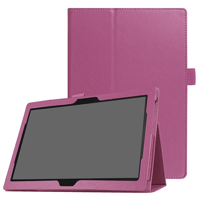 Etui na Lenovo Tab 4 10 TB-X304F TB-X304N TB-X304L 10.1 Tablet Funda szczupła stojak PU skórzana klapka dla Lenovo Tab4 10 etui: Purple