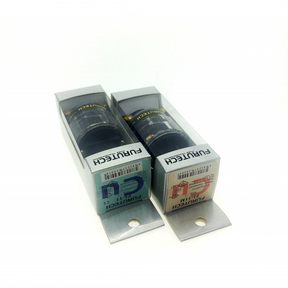 FURUTECH FI-11M (Cu) / FI-11 Cu Audio Power Plug 24K Gold plated IEC Connector plug 15A/125V Hifi MATIHUR hi