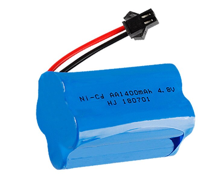 4.8v 1400 mah ni-cd batterij nicd  aa 4.8v oplaadbare batterijpakket voor rc-auto's 4.8v rc-boot speelgoedbatterij 4.8 v 1400 ni- cd-batterij