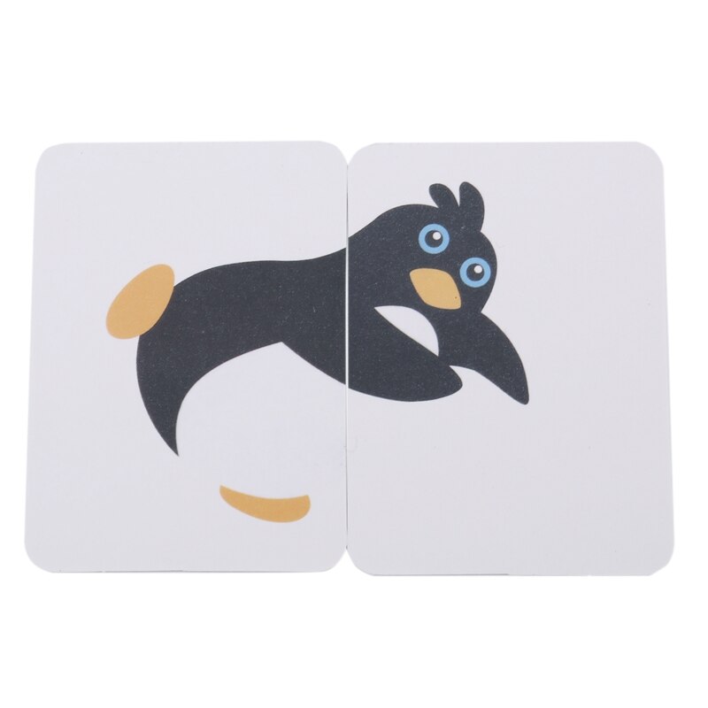 Baby-lernkarten-set (32 stück) – lernspiel zum zuordnen von formen, kognitives lernen, frühkindliche bildung