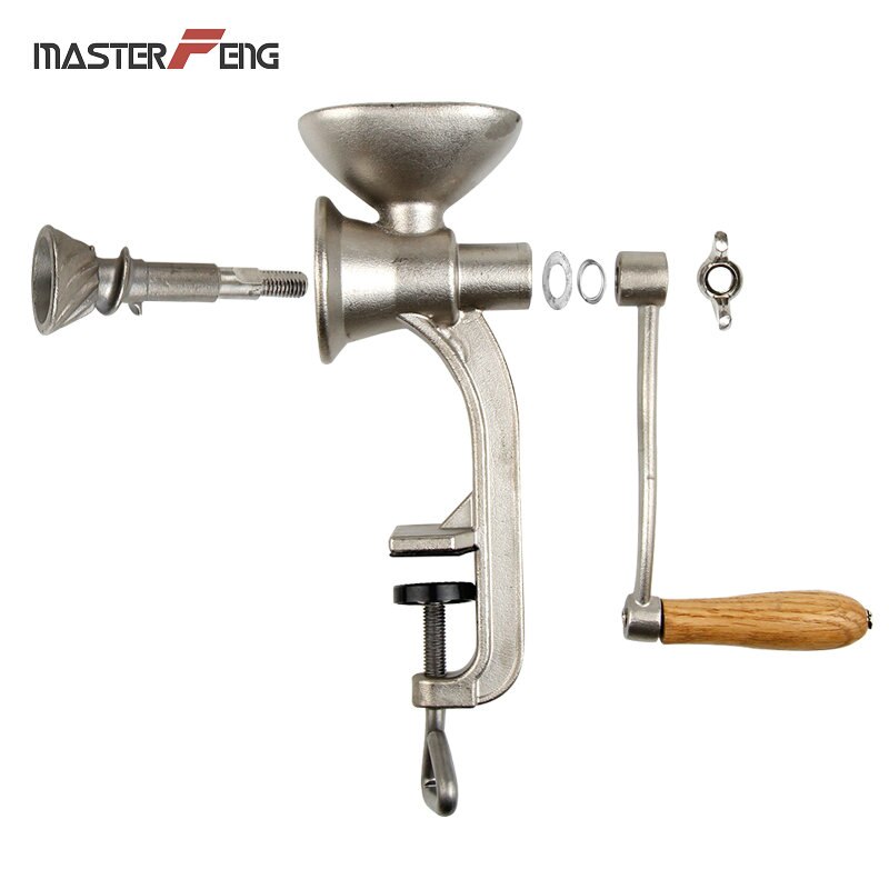 Molinillo de especias de grano Manual, molino de semillas de amapola con resorte ajustable para pimienta, maíz, garbanzos, café