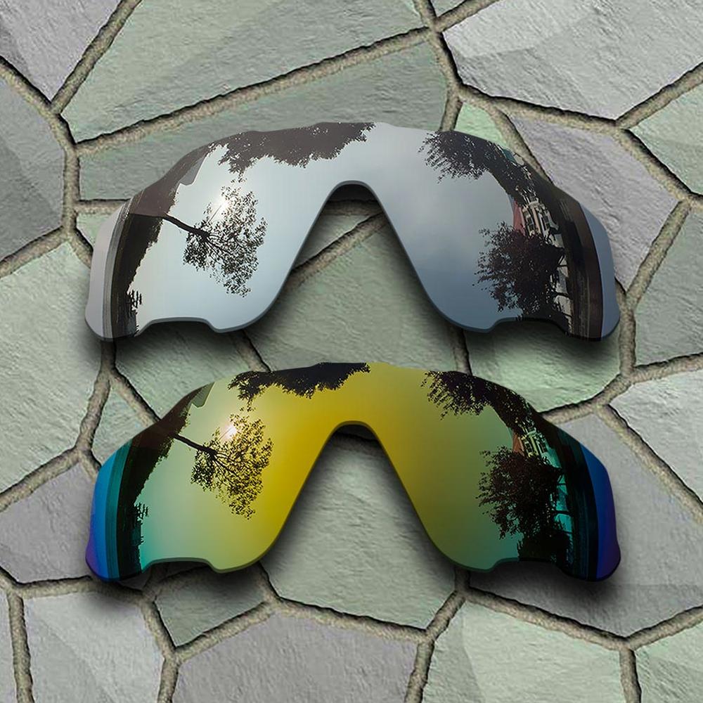 Chrome &amp; Gelb Goldene Sonnenbrille Polarisierte Ersatz Linsen für Oakley Jawbreaker: Default Title