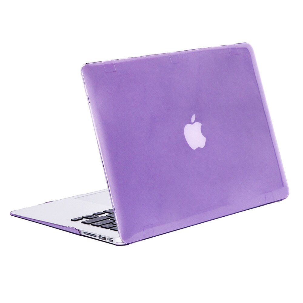 A1370 a1465 a1369 a1466 matt/kristall laptopfodral för macbook air 11.6 " 13.3 " skyddsskal: Lila / 11.6  a1370 a1465