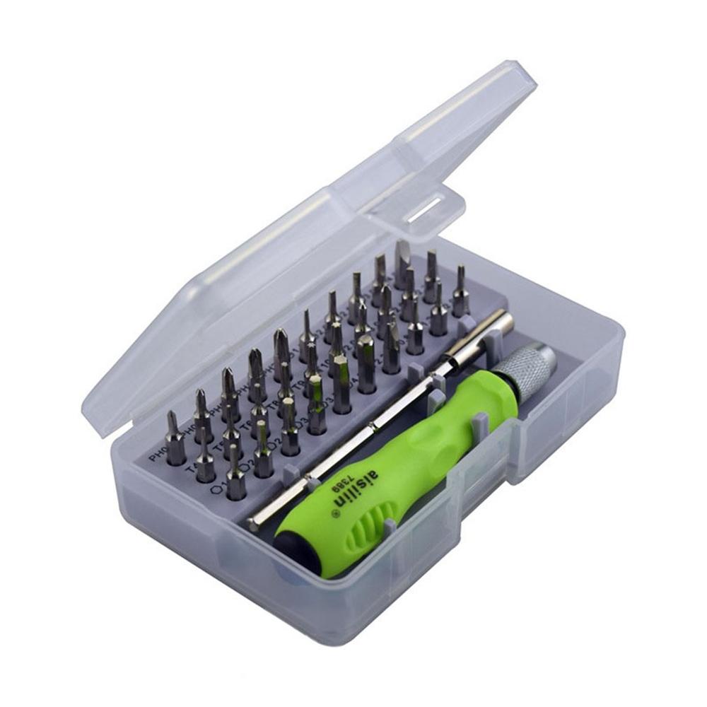 31 In 1 Schroevendraaier Set Schroevendraaier Bit Set Precisie Schroevendraaier Bits Telefoon Reparatie Apparaat Handgereedschap Torx Hex schroevendraaier: Default Title