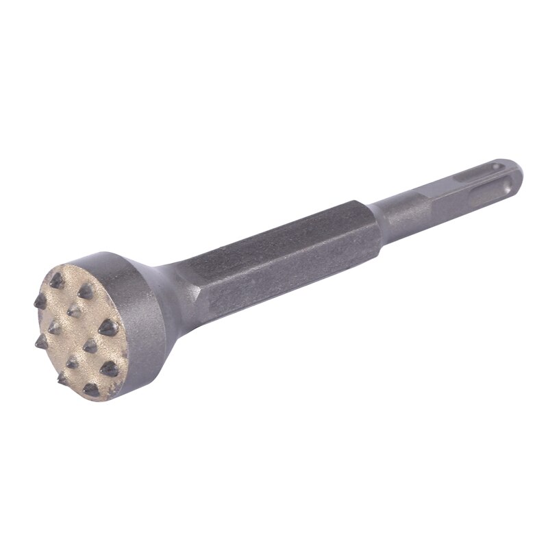 Professionele Lichtmetalen Point Groove Guts Platte Ronde Beitel Elektrische Hamer Boor Stone Slab/Bridge/Muur