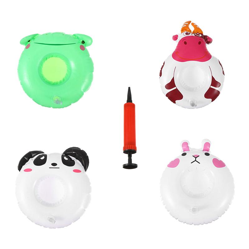 1 Set Inflatable Cup Holder Swimming Pool Drink Cup Stands Water Pool Cup Mats