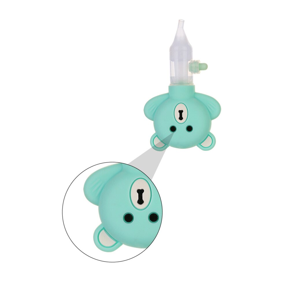 1 Set Baby Neus Aanzuiger Neus Schoonmaak Tool Anti-Terugstroom Neus Sucker Siliconen Nasale Sucker Pomp Type Neus Sucker voor Thuis Infa