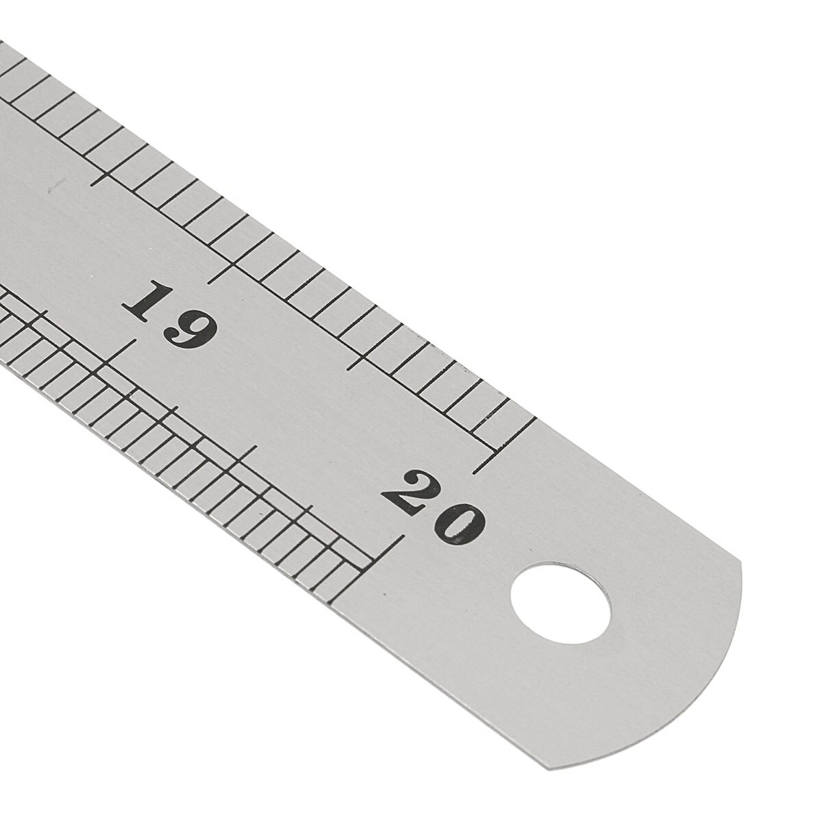 1pcs 50cm Double Side Scale Stainless Steel Straight Ruler Measuring Tool Multipurpose