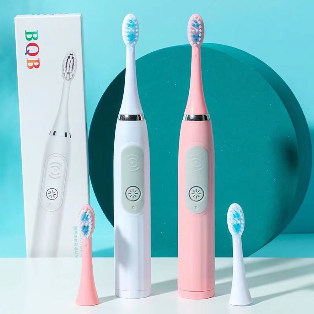 Adult sonic electric toothbrush for adults, battery feed head, soft hair electric toothbrush, men women electric toothbrush