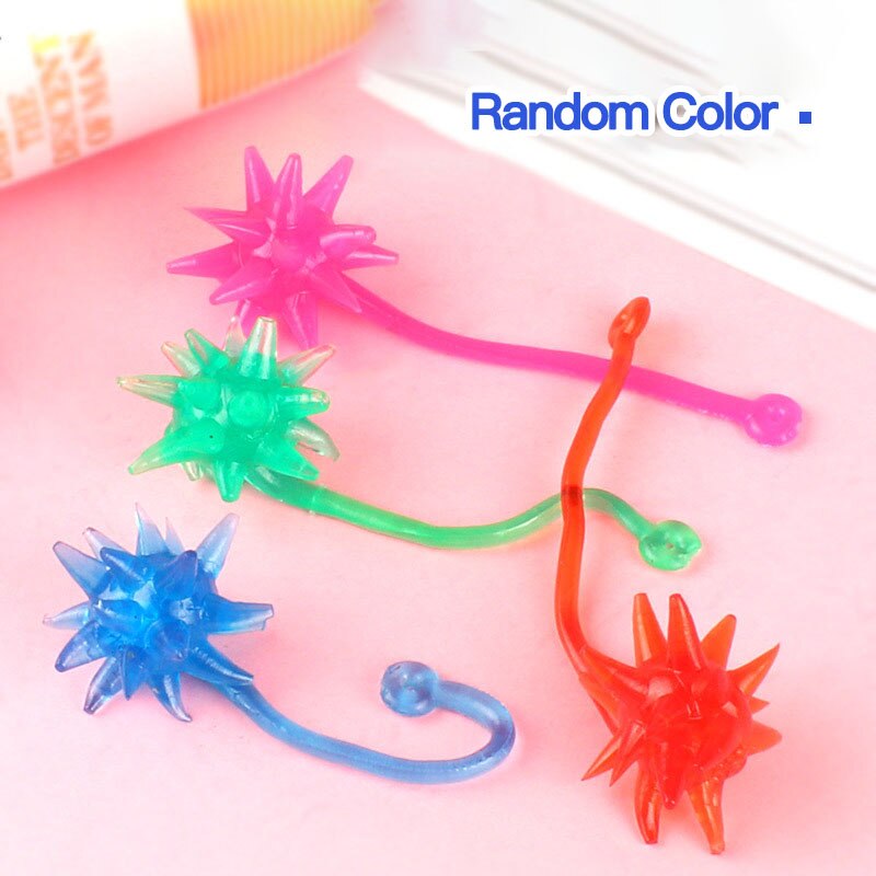1Pc Elastische Rekbaar Kleverige Meteoor Hamer Klimmen Lastig Sticky Hand Toy Anti-Stress Fun Sticky Handbal Kinderen speelgoed