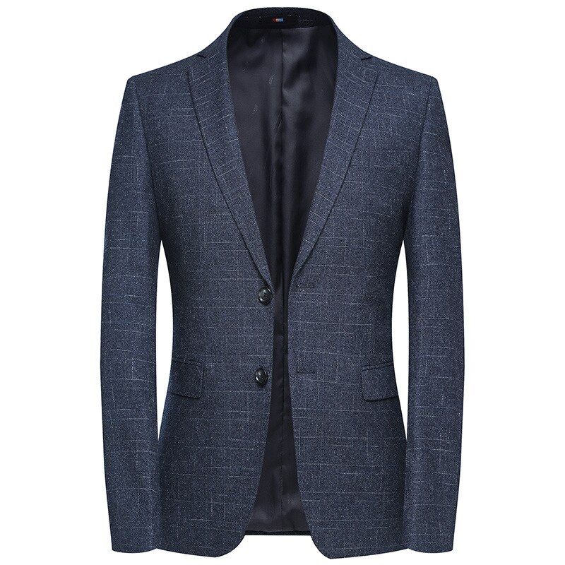 CLASSDIM Brand Men Blazer Men's Striped Print Spring Autumn Suit Jacket Business Casual Style Male Formal Blazers