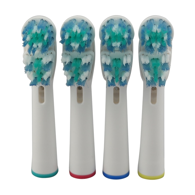 Sb -417a sb417a dual clean elektriske tandbørstehoveder oral hygiejnepleje 4 stk (1 pakke)