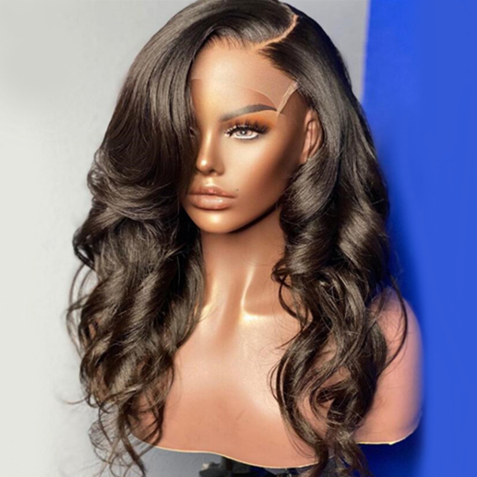 Top 4x4 Scalp Lace Front Wigs Synthetic Hair 13x4 Lace Front Wigs For Black Women Heat Resistant Fiber Hair Cosplay Wig Glueless