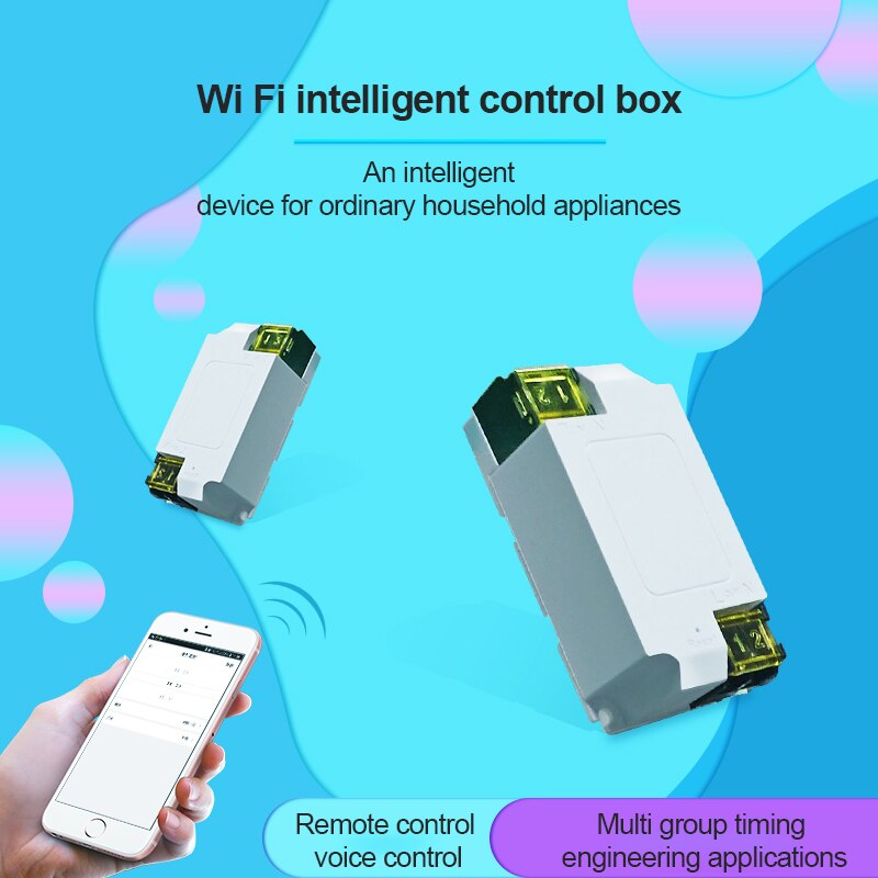 15A Tuya Wifi Smart Switch Module Universele Wifi Breaker Timer Wifi Smart Lichtschakelaar Smart Home Werk Alexa Voice Modificatie