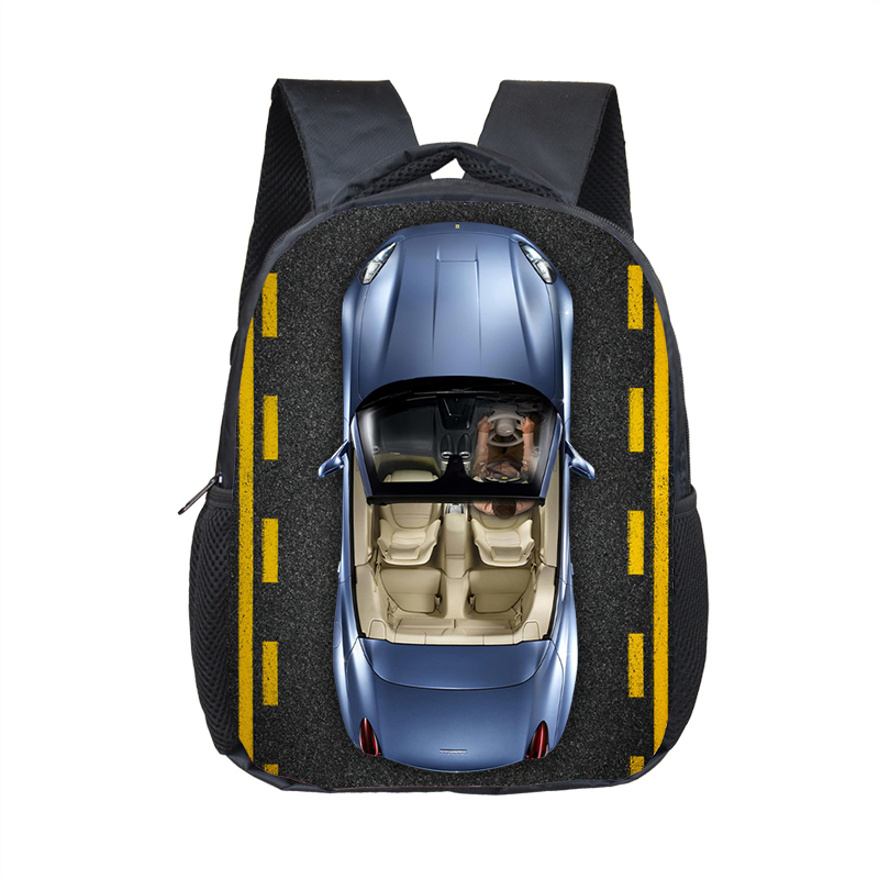 Sac à dos de dessin animé pour enfants, voiture, camion, Bus, école maternelle, Kawaii,: 12saiche20