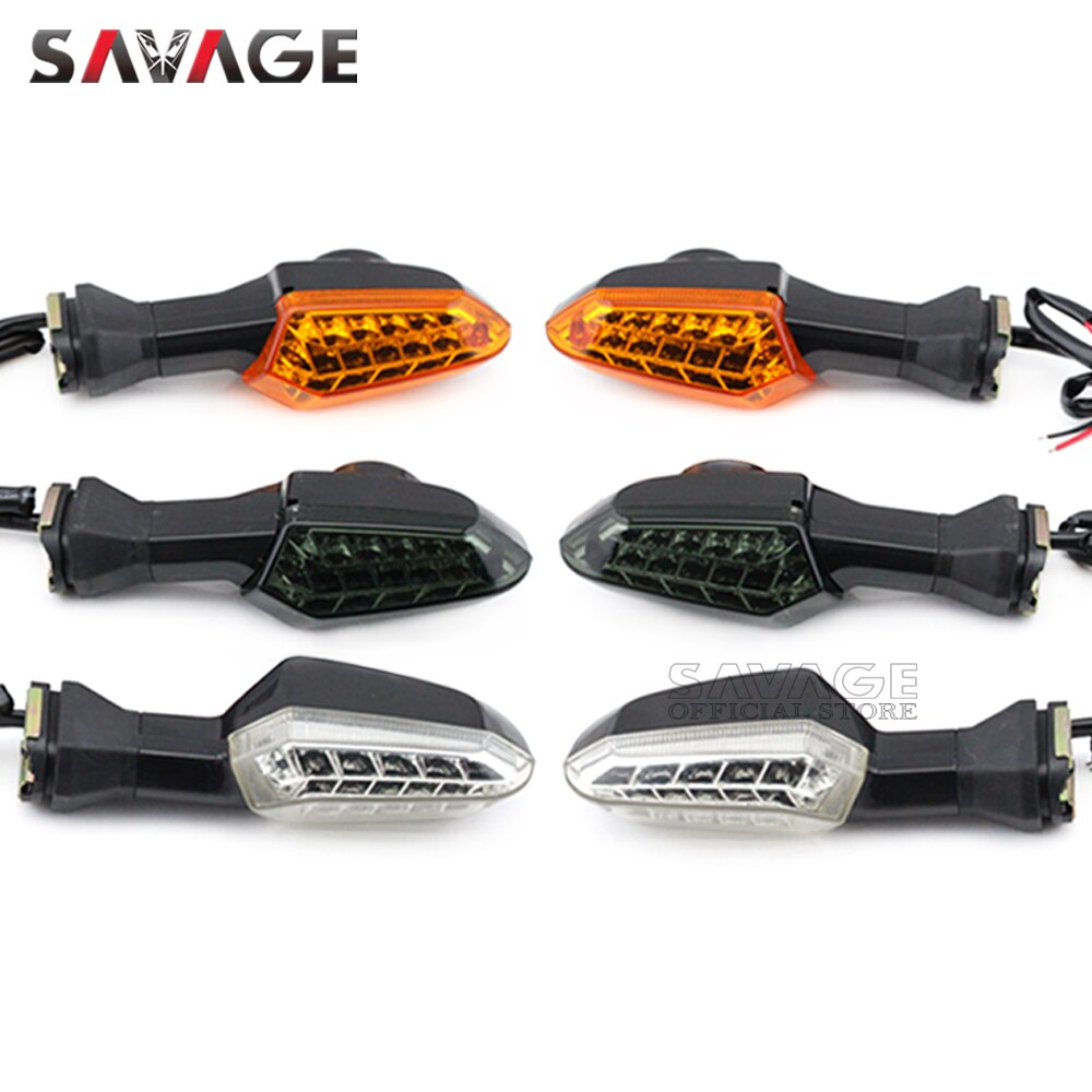 Dla KAWASAKI Z125 Z250 Z300 Z750 Z800 Z1000 VERSYS 650/1000 ZRX1200 NINJA 250 SL motocykl doprowadziło włącz sygnał świetlny lampa