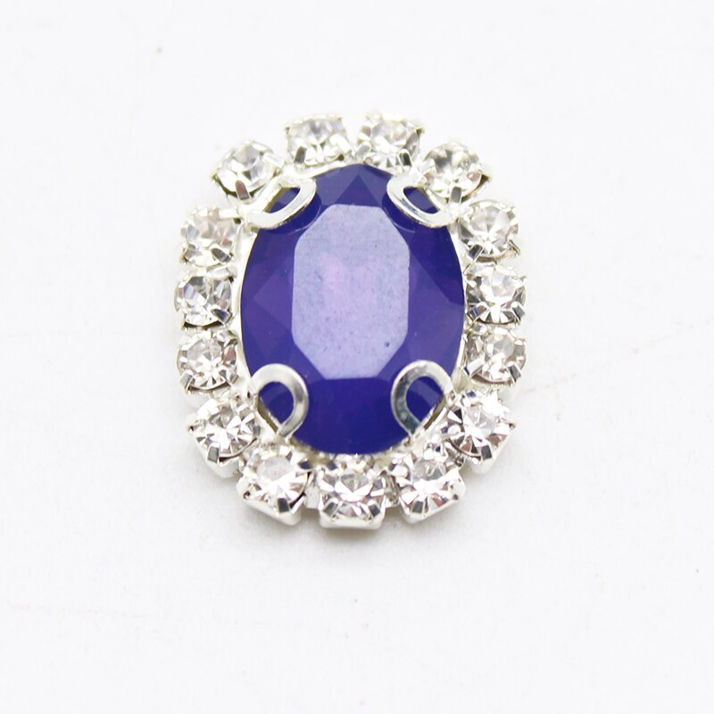 Gorąca sprzedaż 10 sztuk/partia 15*20mm RhinestoneResin galaretki kolor akcesoria do ręcznie wykonane nowe mody błyszczące Cabochon...: 5